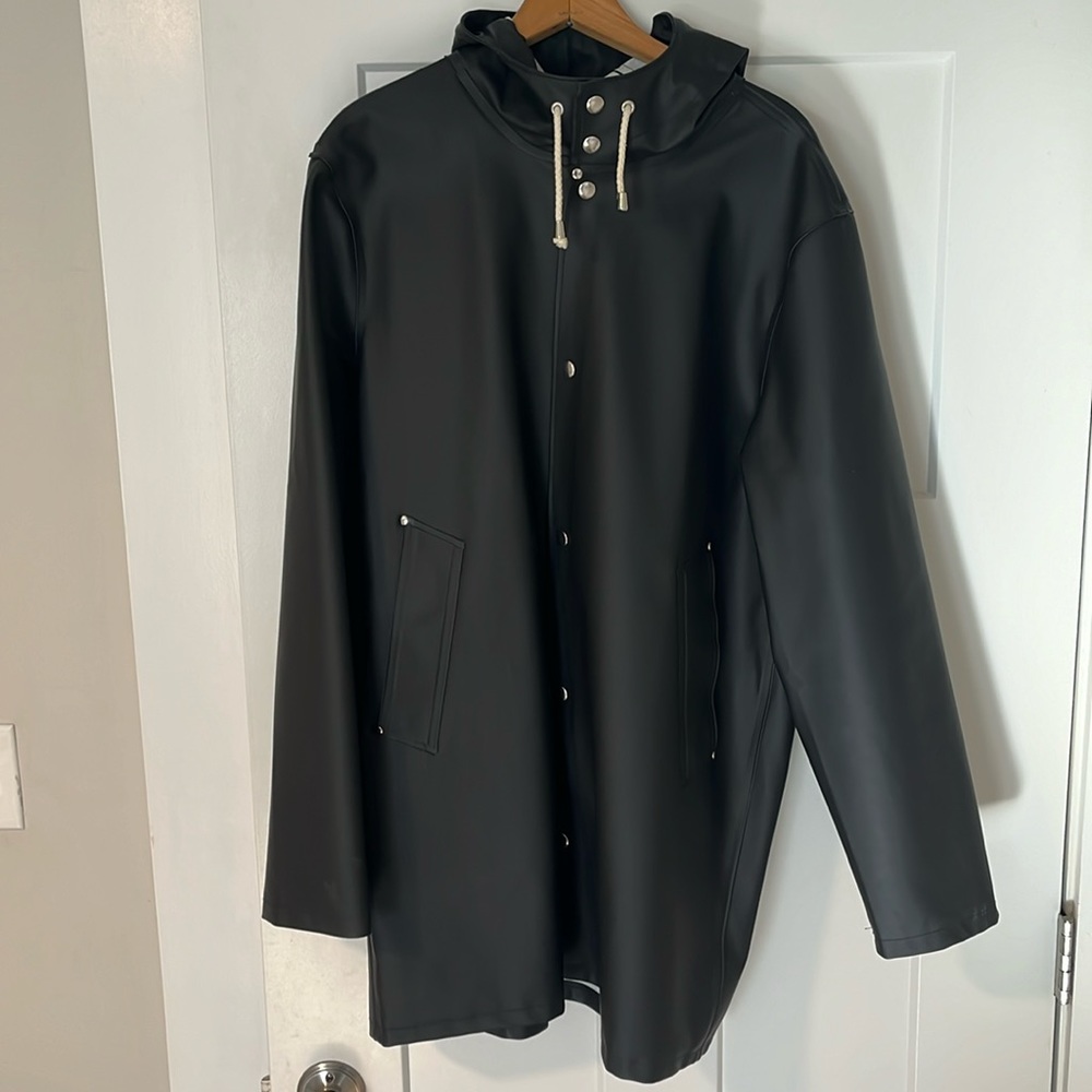 Stutterheim large raincoat, worn less than 3 times, perfect condition